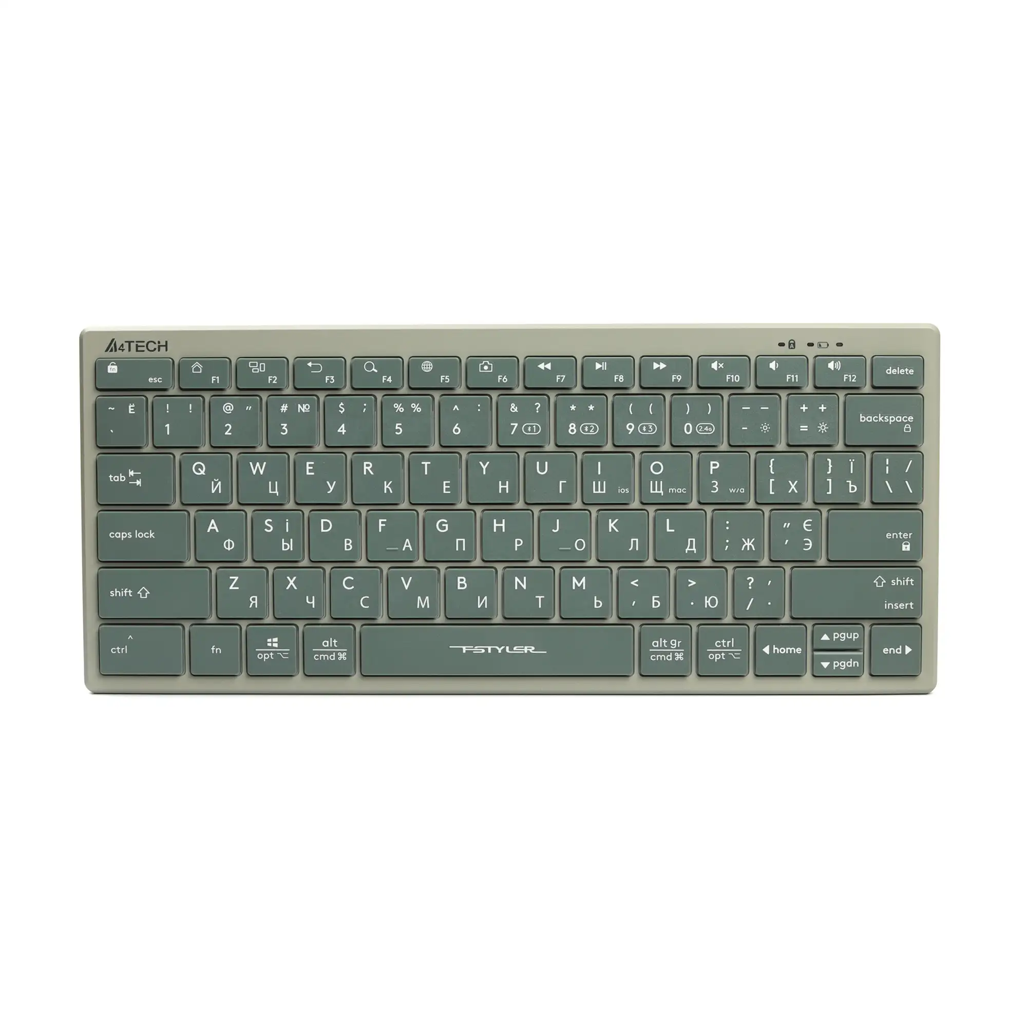Купить Клавиатура A4Tech Fstyler FBX51C Matcha Green - фото 1