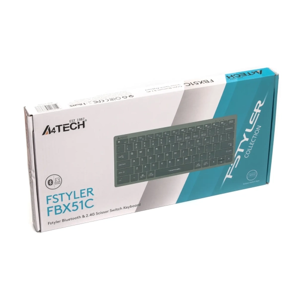 Купить Клавиатура A4Tech Fstyler FBX51C Matcha Green - фото 6