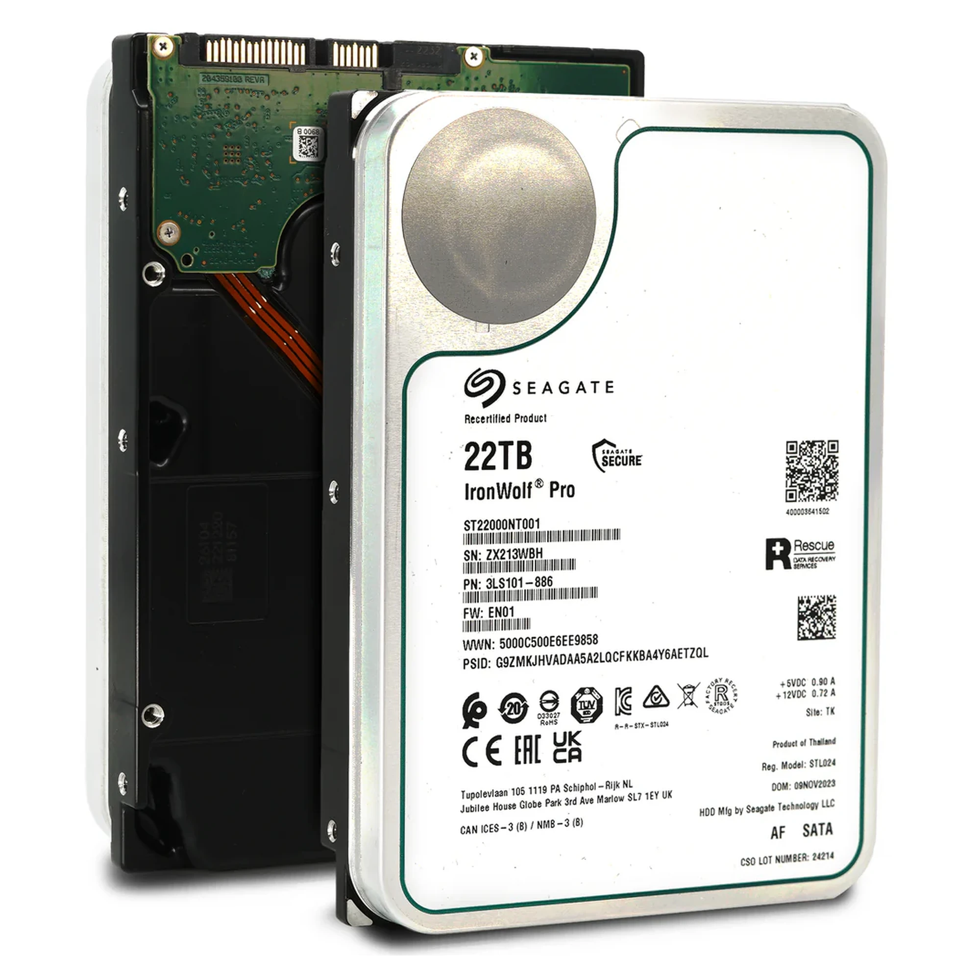 Купить Жесткий диск 3.5" 22TB SEAGATE IronWolf Pro (ST22000NT001) - фото 3