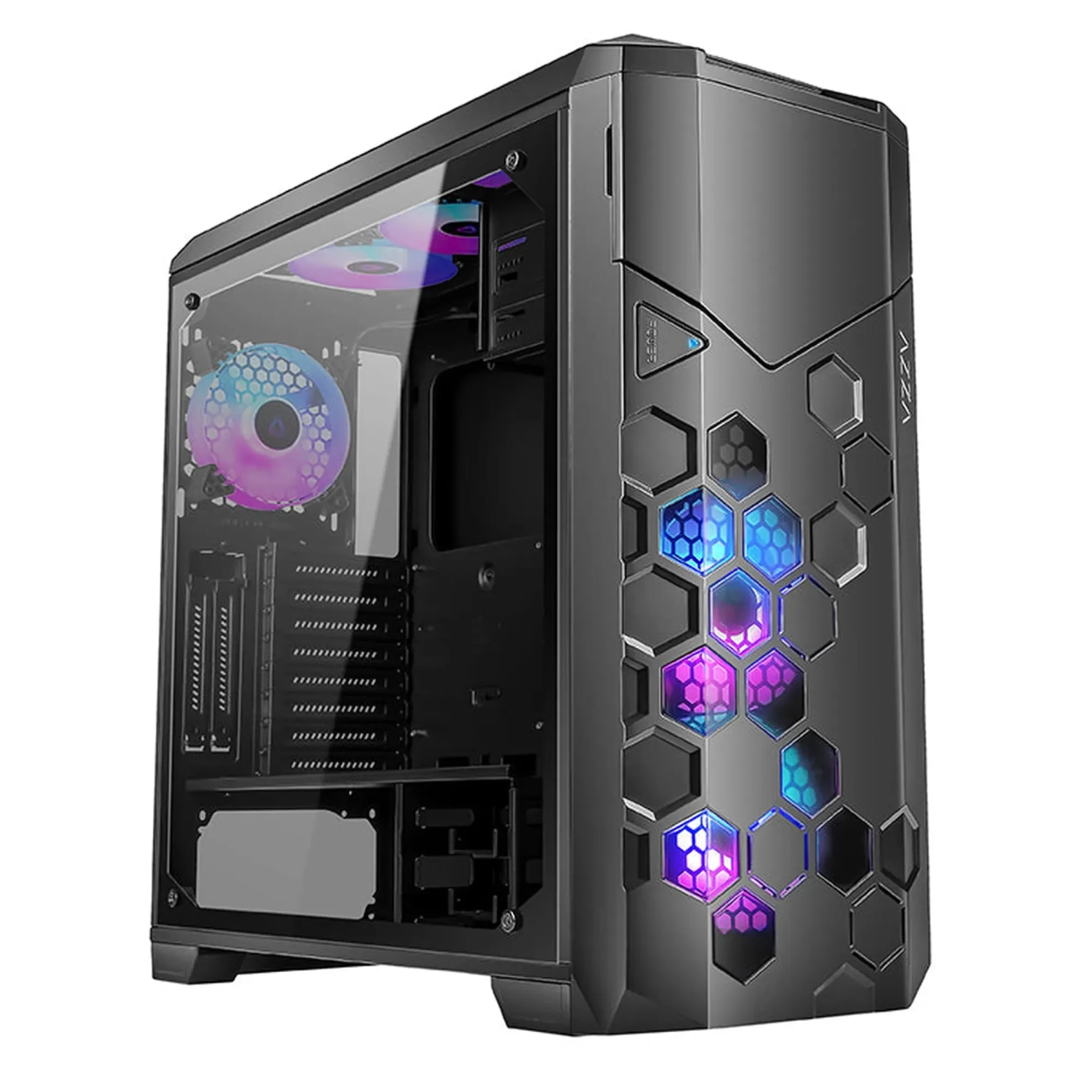Купить Корпус AZZA Storm 6000-ARGB Black (CSAZ-6000ARGB/B) - фото 1