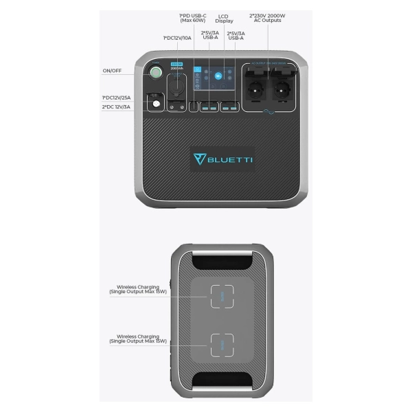 Купить Зарядная станция BLUETTI PowerOak AC200P 2000Wh, 555000mAh, 2000W - фото 6