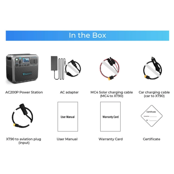 Купить Зарядная станция BLUETTI PowerOak AC200P 2000Wh, 555000mAh, 2000W - фото 8
