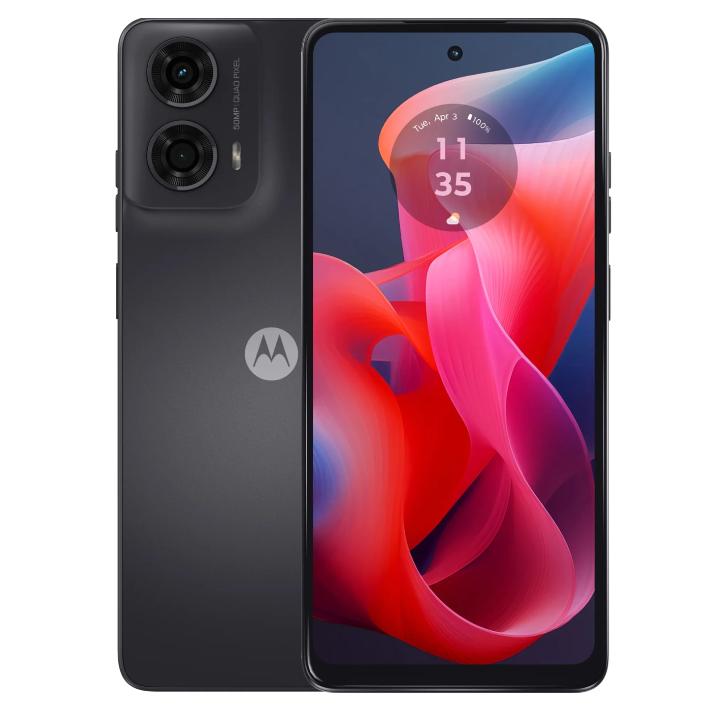 Купити Смартфон Motorola Moto G24 4/128GB Matte Charcoal (PB180009RS) - фото 1
