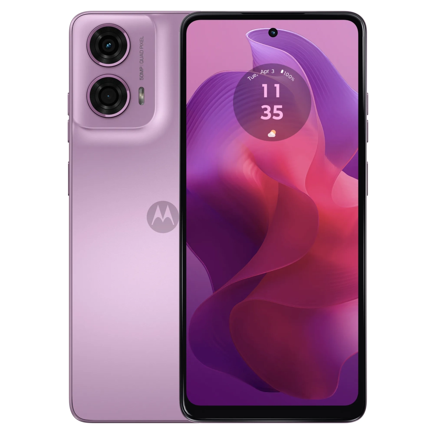 Купить Смартфон Motorola Moto G24 4/128GB Pink Lavender (PB180010RS) - фото 1