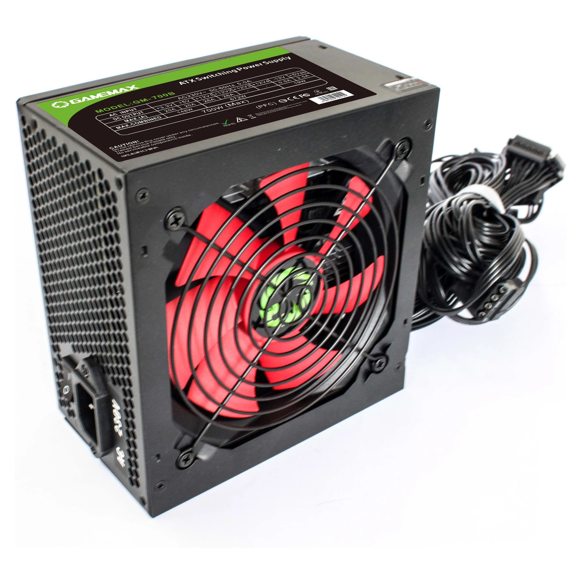 Купити Блок живлення Gamemax 700W (GM-700B) - фото 2