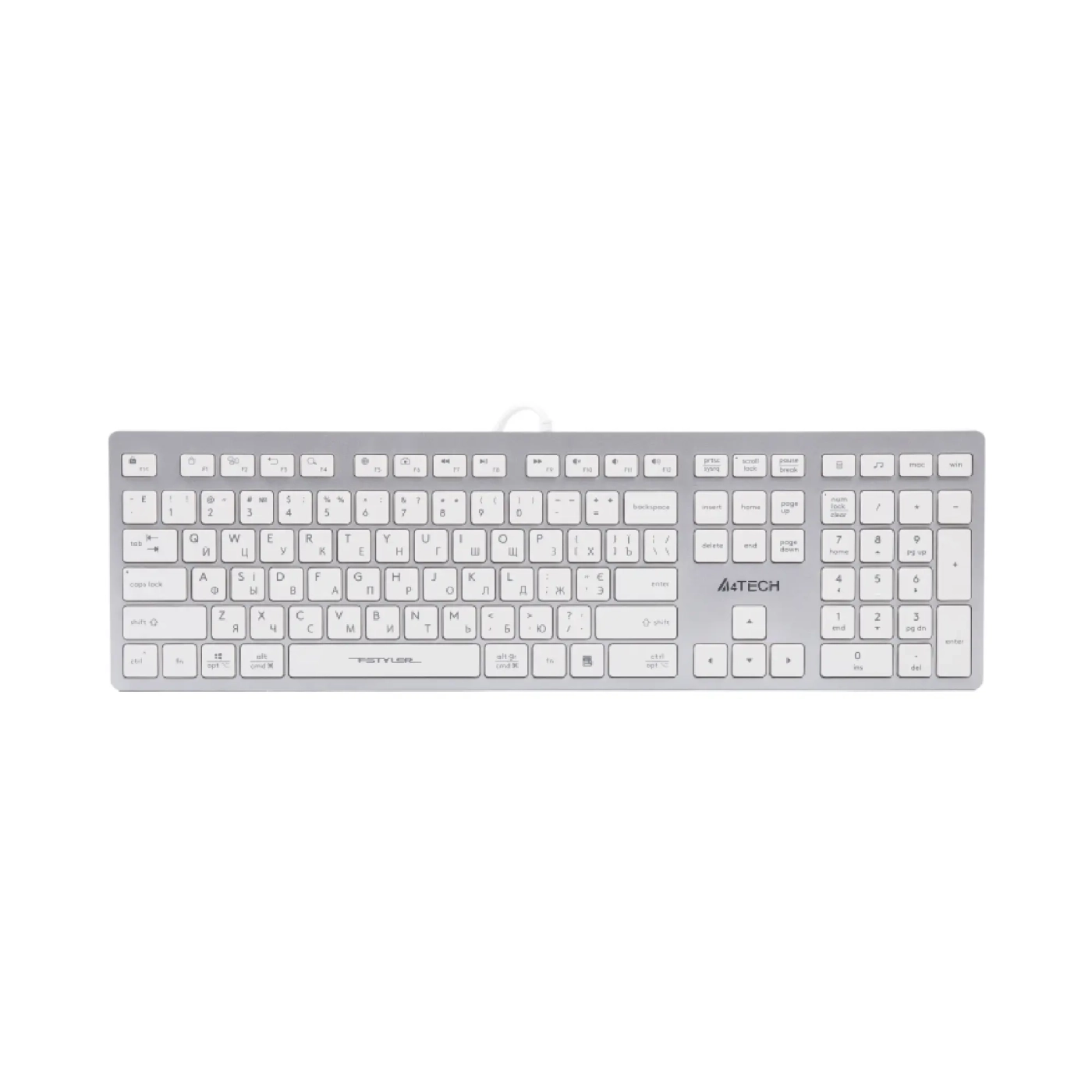 Купити Клавіатура A4Tech FX50 USB (White) - фото 1