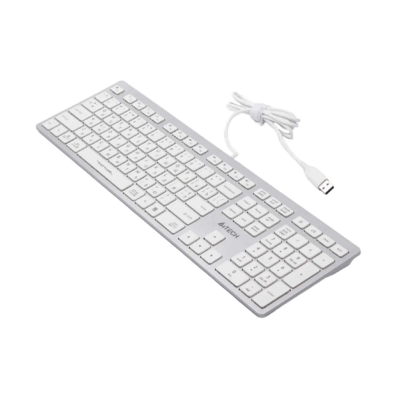 Купити Клавіатура A4Tech FX50 USB (White) - фото 2