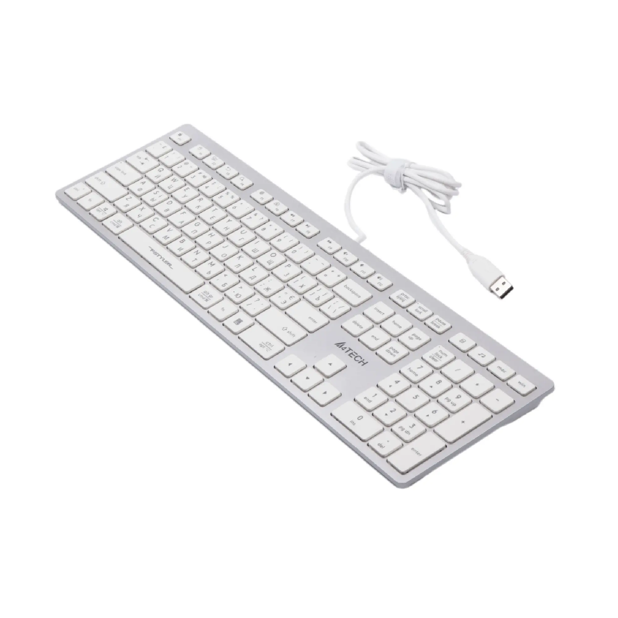 Купити Клавіатура A4Tech FX50 USB (White) - фото 2
