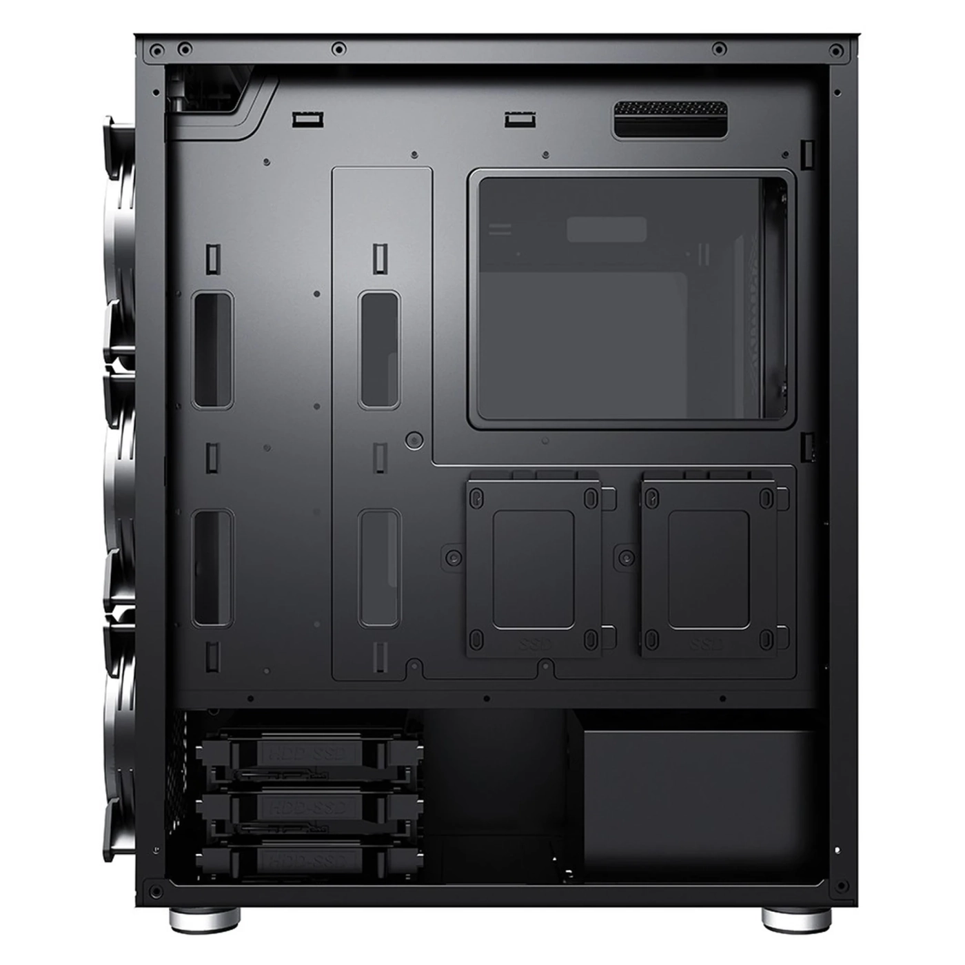 Купити Корпус 1stPlayer DX-R1-PLUS RGB Dual Glass Black - фото 5