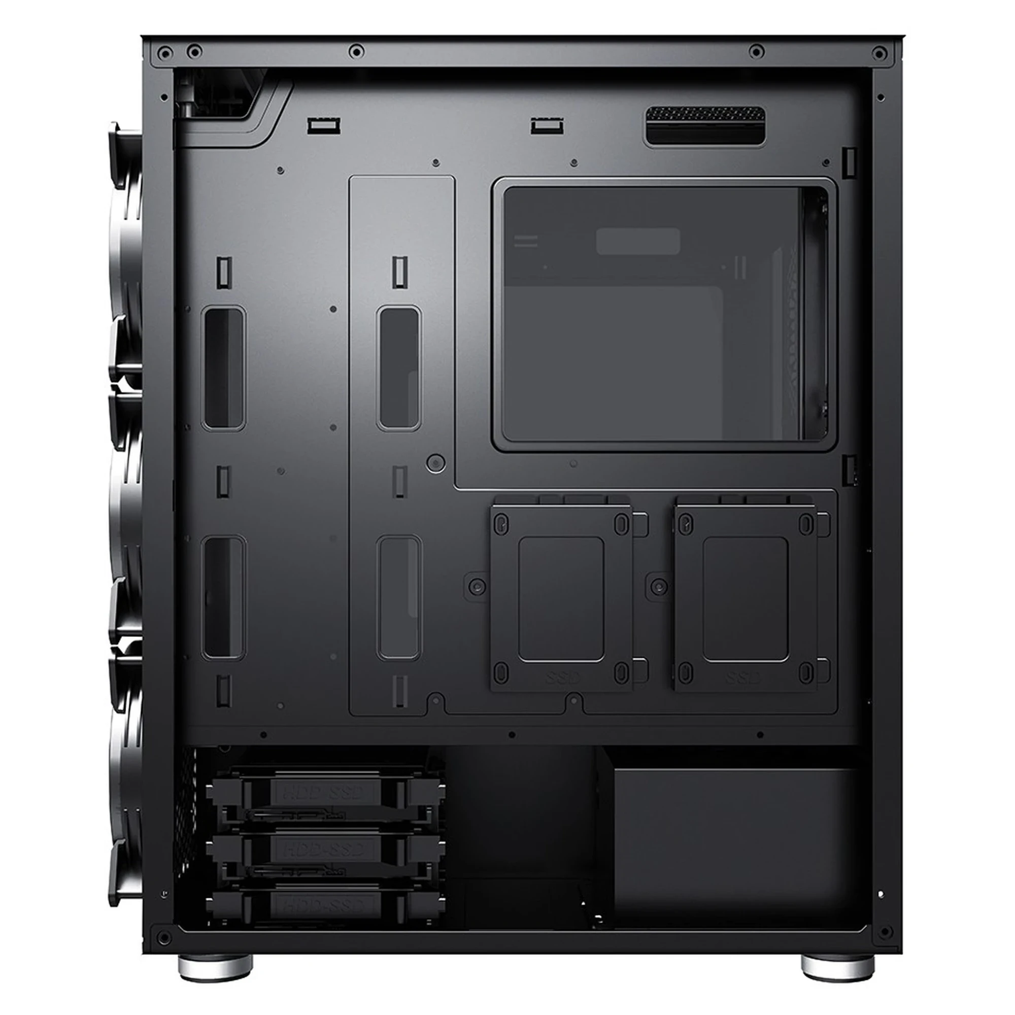 Купити Корпус 1stPlayer DX-R1-PLUS RGB Dual Glass Black - фото 5