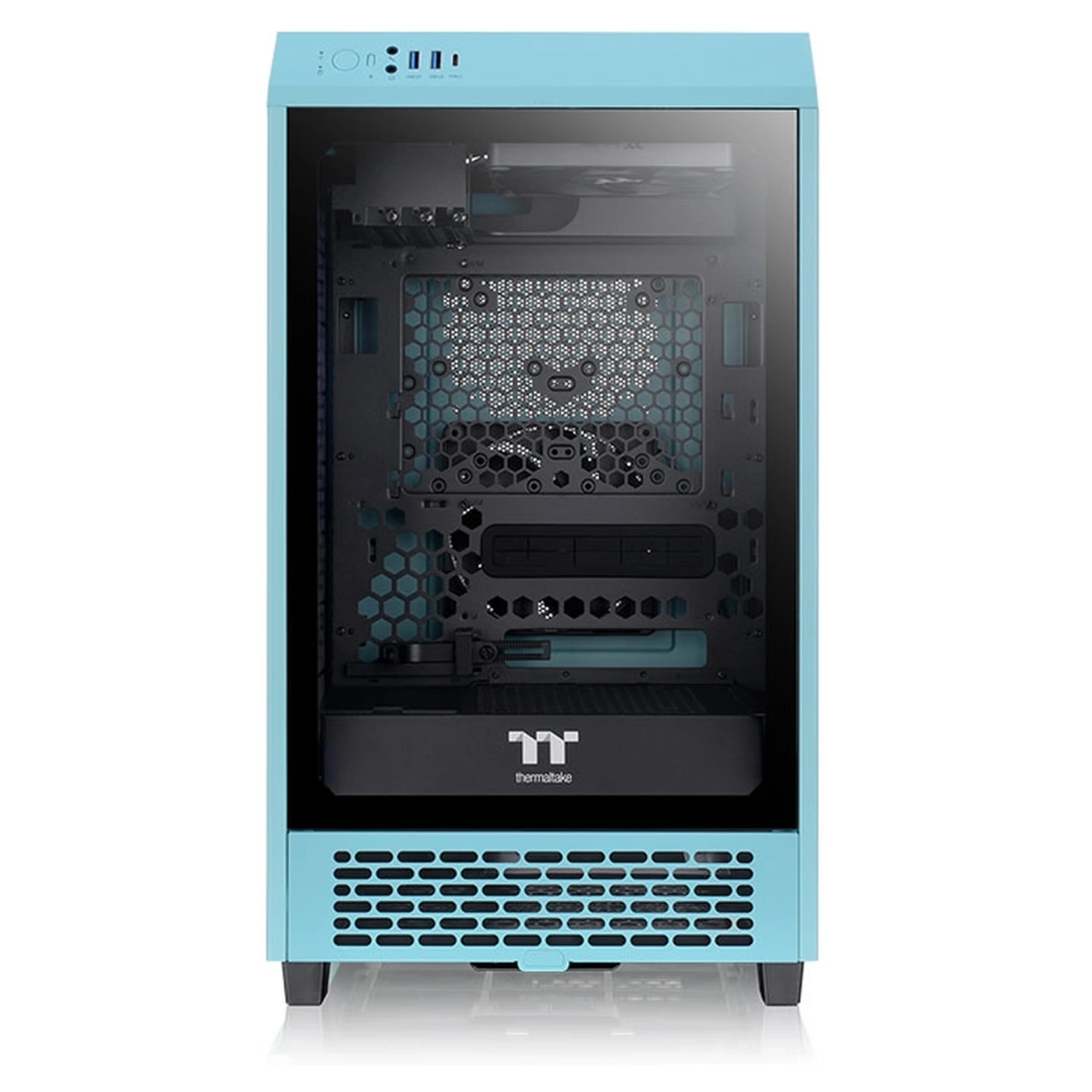 Купить Корпус Thermaltake The Tower 200 Turquoise Blue (CA-1X9-00SBWN-00) - фото 3