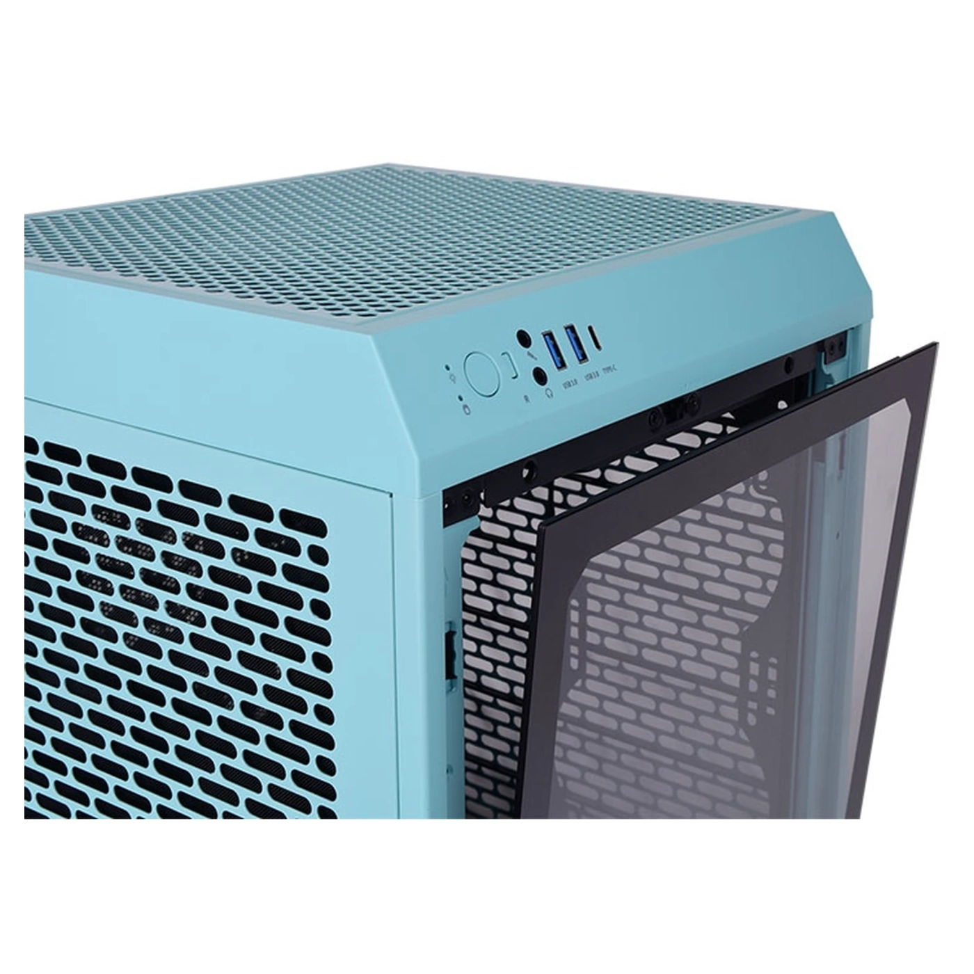 Купить Корпус Thermaltake The Tower 200 Turquoise Blue (CA-1X9-00SBWN-00) - фото 6
