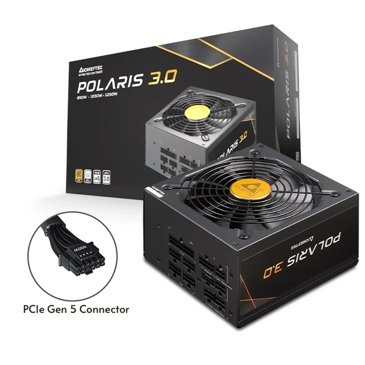 Купити Блок живлення CHIEFTEC Polaris 3.0 850W (PPS-850FC-A3) - фото 8