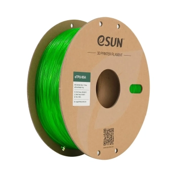 Купити eTPU-95A Filament (пластик) для 3D принтера eSUN 1кг, 1.75мм, прозорий зелений (ETPU-95A175GG1) - фото 1