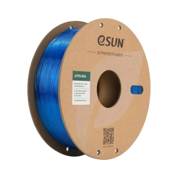Купити eTPU-95A Filament (пластик) для 3D принтера eSUN 1кг, 1.75мм, прозорий синій (ETPU-95A175GU1) - фото 1