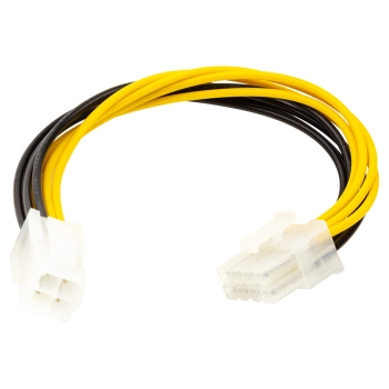Купить Переходник PowerPlant питания процессора с 4 pin на 8 pin 0.2 м (CA913077) - фото 1