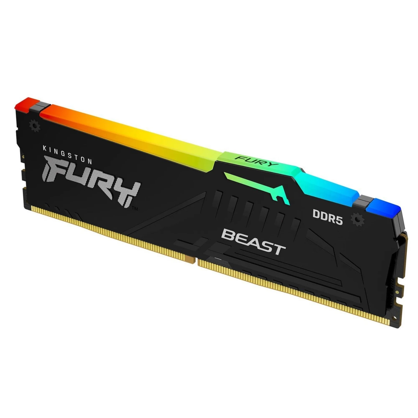 Купить Модуль памяти Kingston FURY Beast RGB Black DDR5-5200 32GB (KF552C36BBEA-32) - фото 1