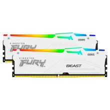 Купити Модуль пам'яті Kingston FURY Beast White RGB DDR5-5200 32GB (2x16GB) (KF552C40BWAK2-32) - фото 2