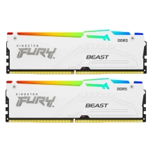 Купити Модуль пам'яті Kingston FURY Beast White RGB DDR5-5200 32GB (2x16GB) (KF552C40BWAK2-32) - фото 3
