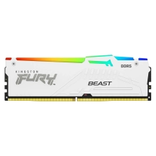 Купить Модуль памяти Kingston FURY Beast White RGB DDR5-5600 16GB (KF556C40BWA-16) - фото 2
