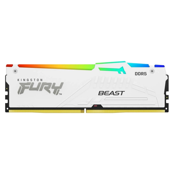 Купить Модуль памяти Kingston FURY Beast White RGB DDR5-5600 16GB (KF556C40BWA-16) - фото 2