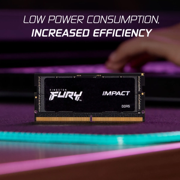 Купити Модуль пам'яті Kingston FURY Impact Black DDR5-6400 32GB (2x16GB) (KF564S38IBK2-32) - фото 3