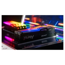 Купить Модуль памяти Kingston FURY Beast Black RGB DDR5-6000 64GB (2x32GB) (KF560C30BBEAK2-64) - фото 4
