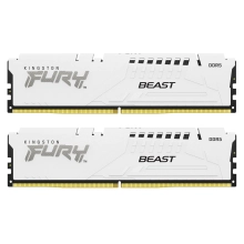 Купить Модуль памяти Kingston FURY Beast White DDR5 6400 32GB (2x16GB) (KF564C32BWK2-32) - фото 2
