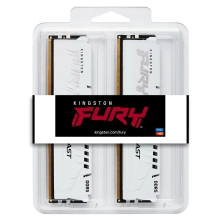Купить Модуль памяти Kingston FURY Beast White DDR5 6400 32GB (2x16GB) (KF564C32BWK2-32) - фото 3