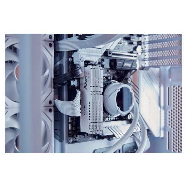 Купить Модуль памяти Kingston FURY Beast White DDR5 6400 64GB (2x32GB) (KF564C32BWK2-64) - фото 5