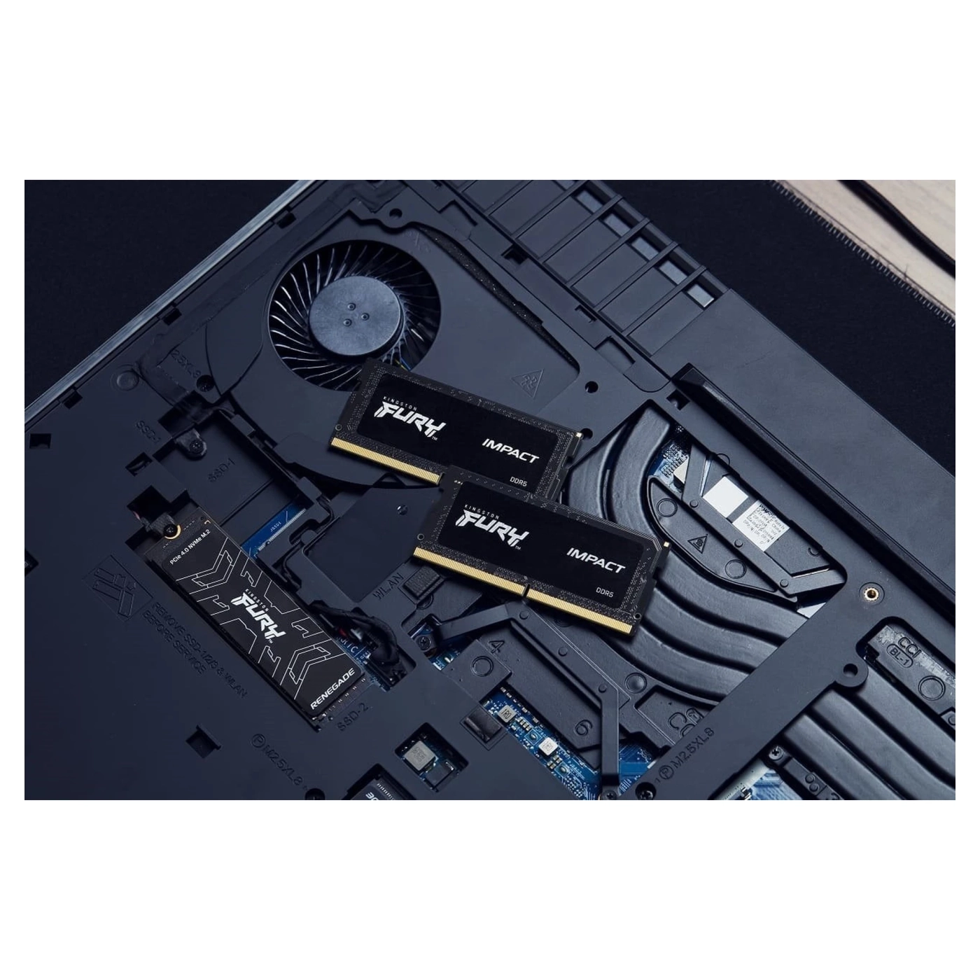 Купити Модуль пам'яті Kingston FURY Impact DDR5-5600 32GB (2x16GB) SODIMM (KF556S40IBK2-32) - фото 4