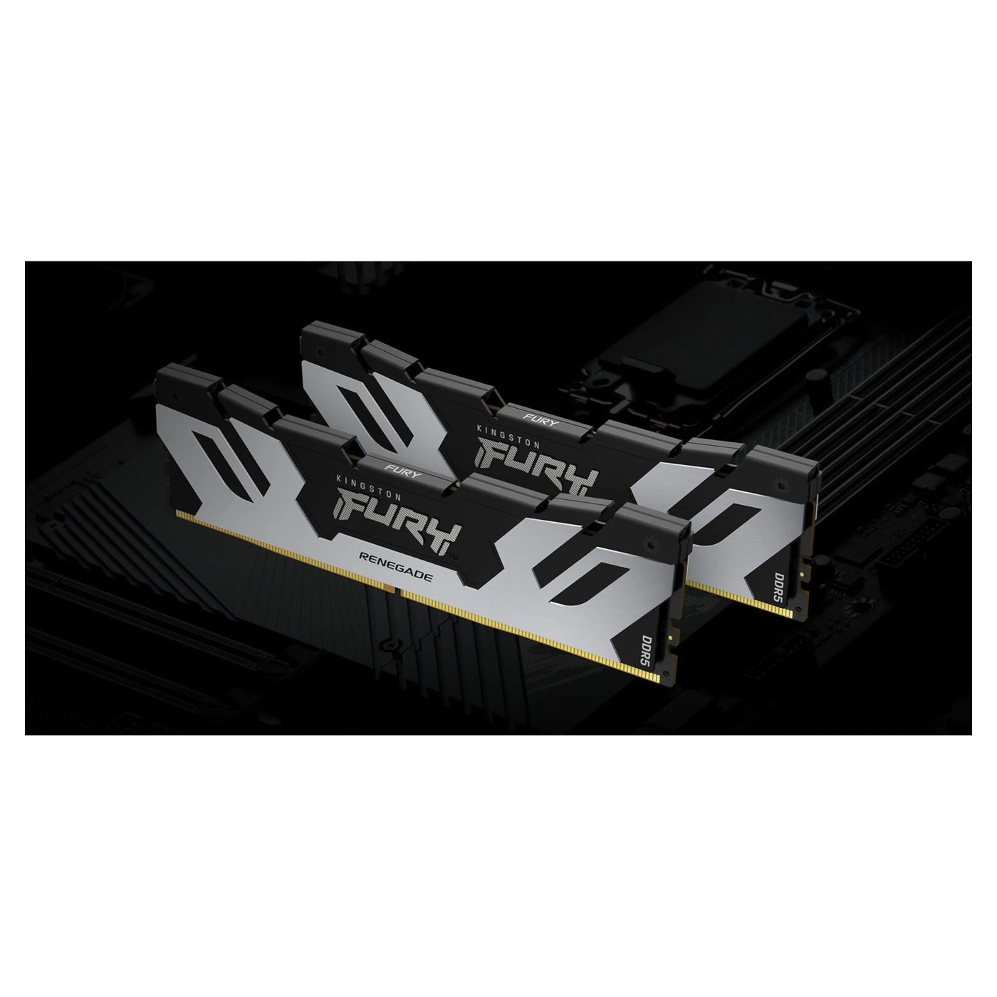 Купить Модуль памяти Kingston Renegade Silver/White DDR5-8000 32GB (2x16GB) (KF580C38RWK2-32) - фото 3