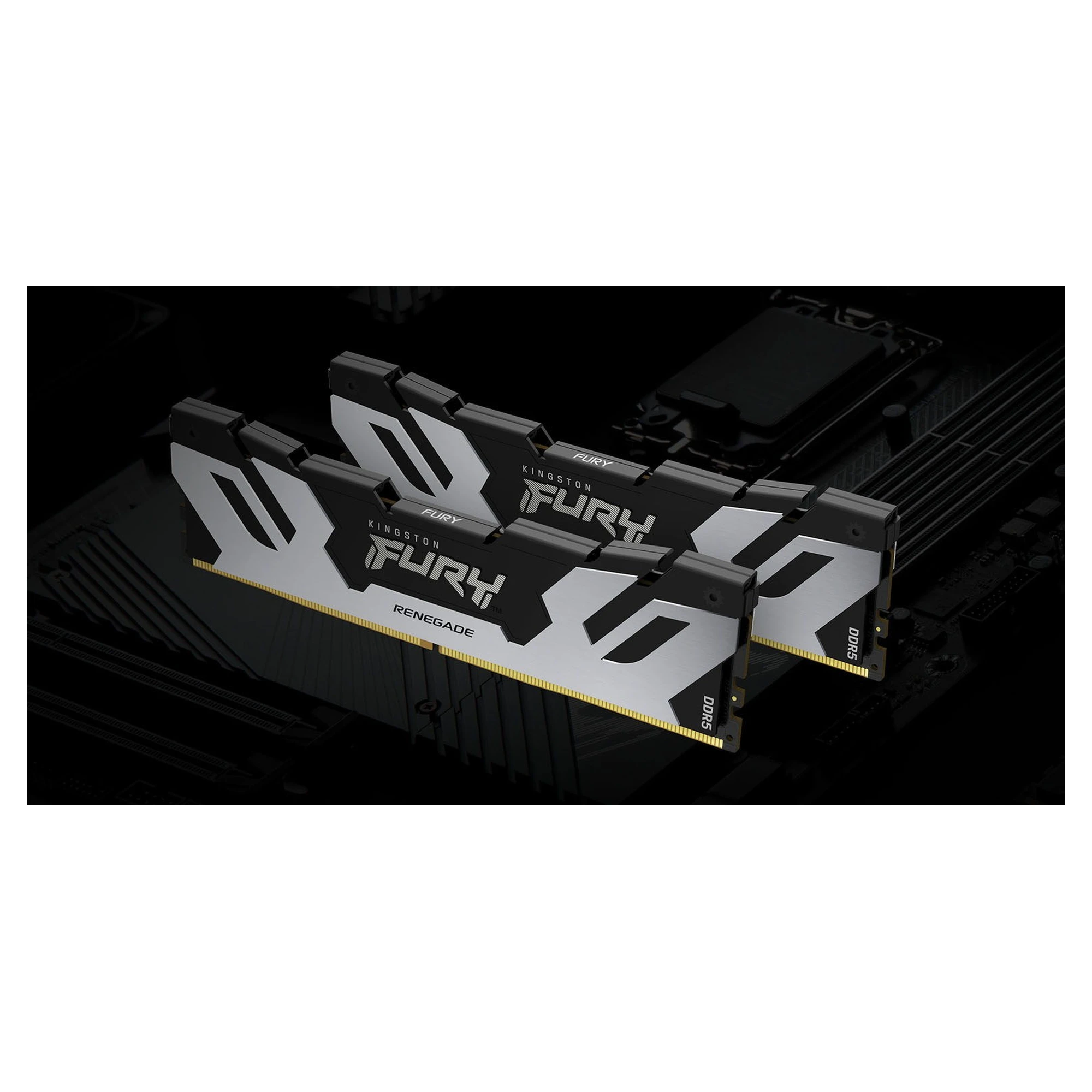 Купить Модуль памяти Kingston Renegade Silver/White DDR5-8000 32GB (2x16GB) (KF580C38RWK2-32) - фото 3