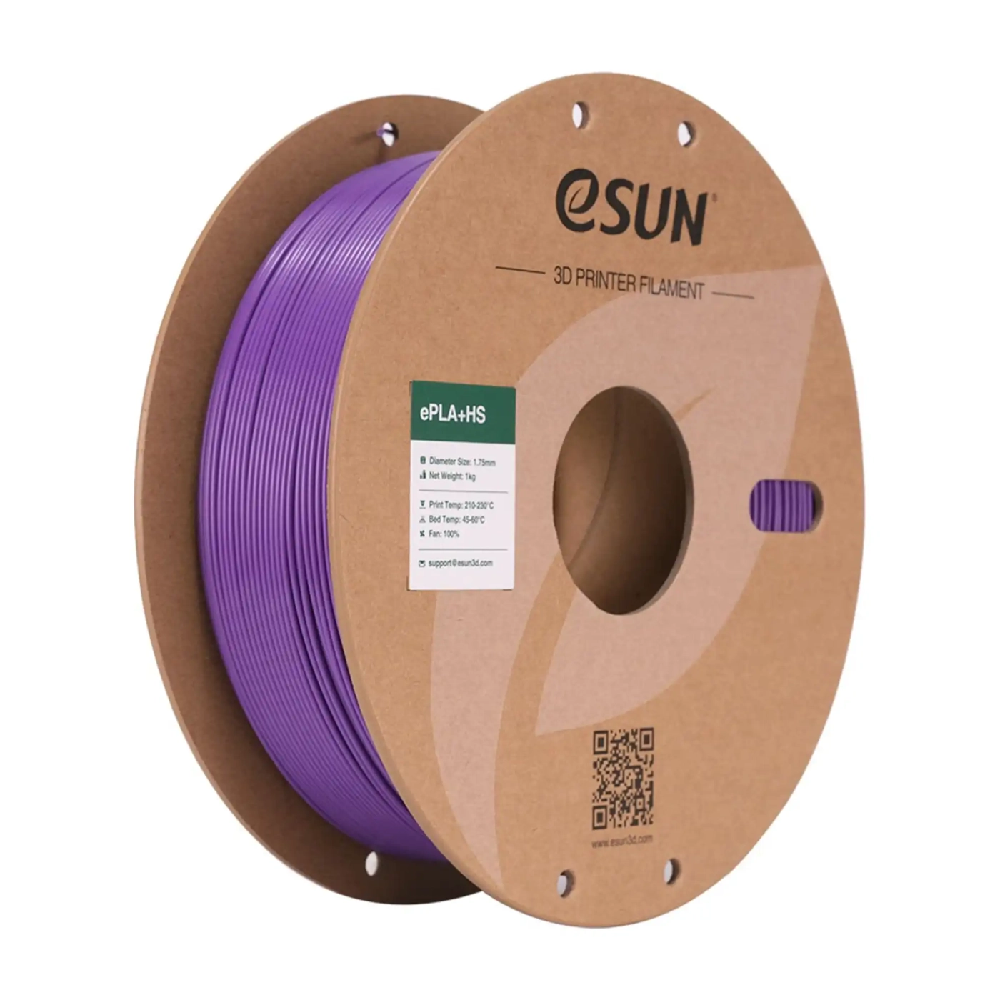 Купити ePLA Plus HS Filament (пластик) для 3D принтера Esun 1кг, 1.75мм, фіолетовий (EPLA+HS-P175Z1) - фото 1