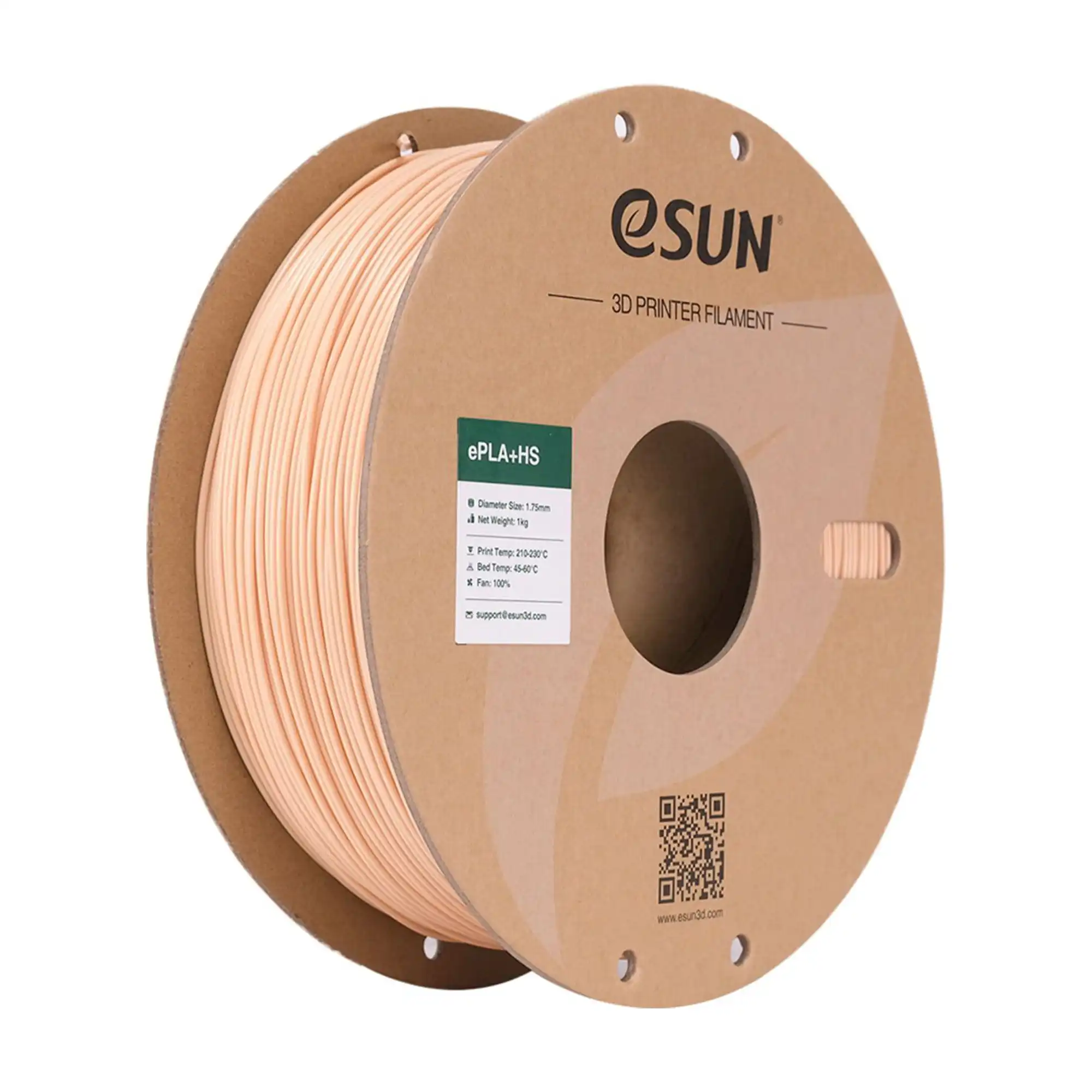 Купити ePLA Plus HS Filament (пластик) для 3D принтера Esun 1кг, 1.75мм, тілесний (EPLA+HS-P175BG1) - фото 1