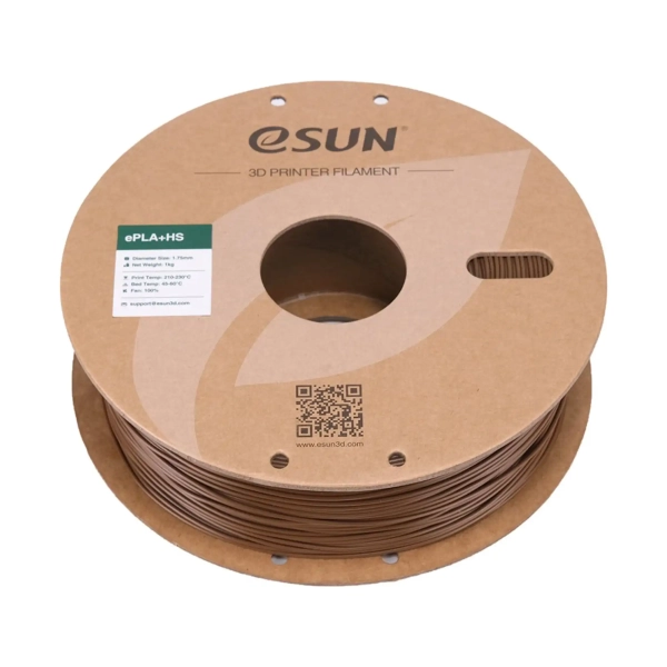 Купити ePLA Plus HS Filament (пластик) для 3D принтера Esun 1кг, 1.75мм, коричневий (EPLA+HS-P175C1) - фото 3