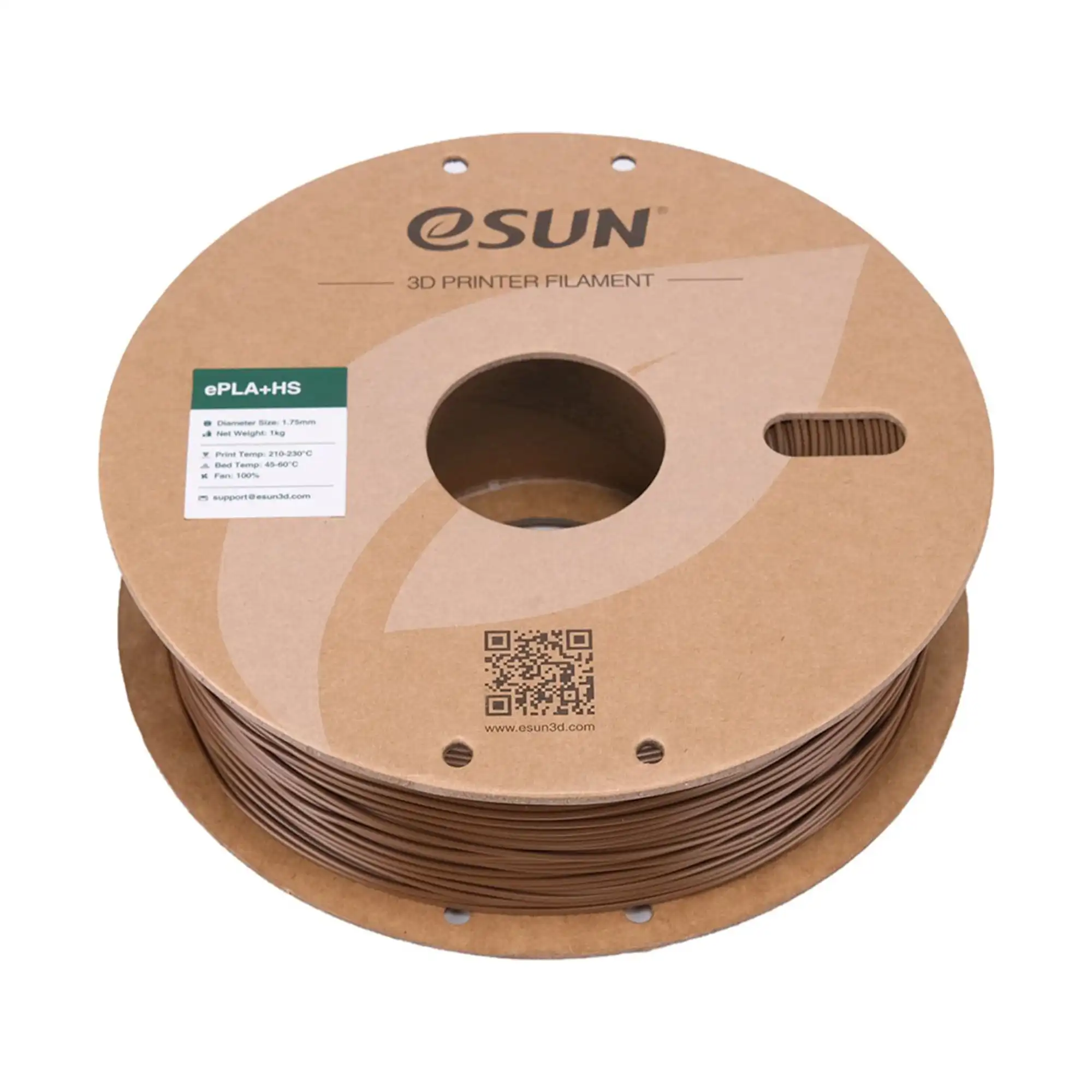 Купити ePLA Plus HS Filament (пластик) для 3D принтера Esun 1кг, 1.75мм, коричневий (EPLA+HS-P175C1) - фото 3