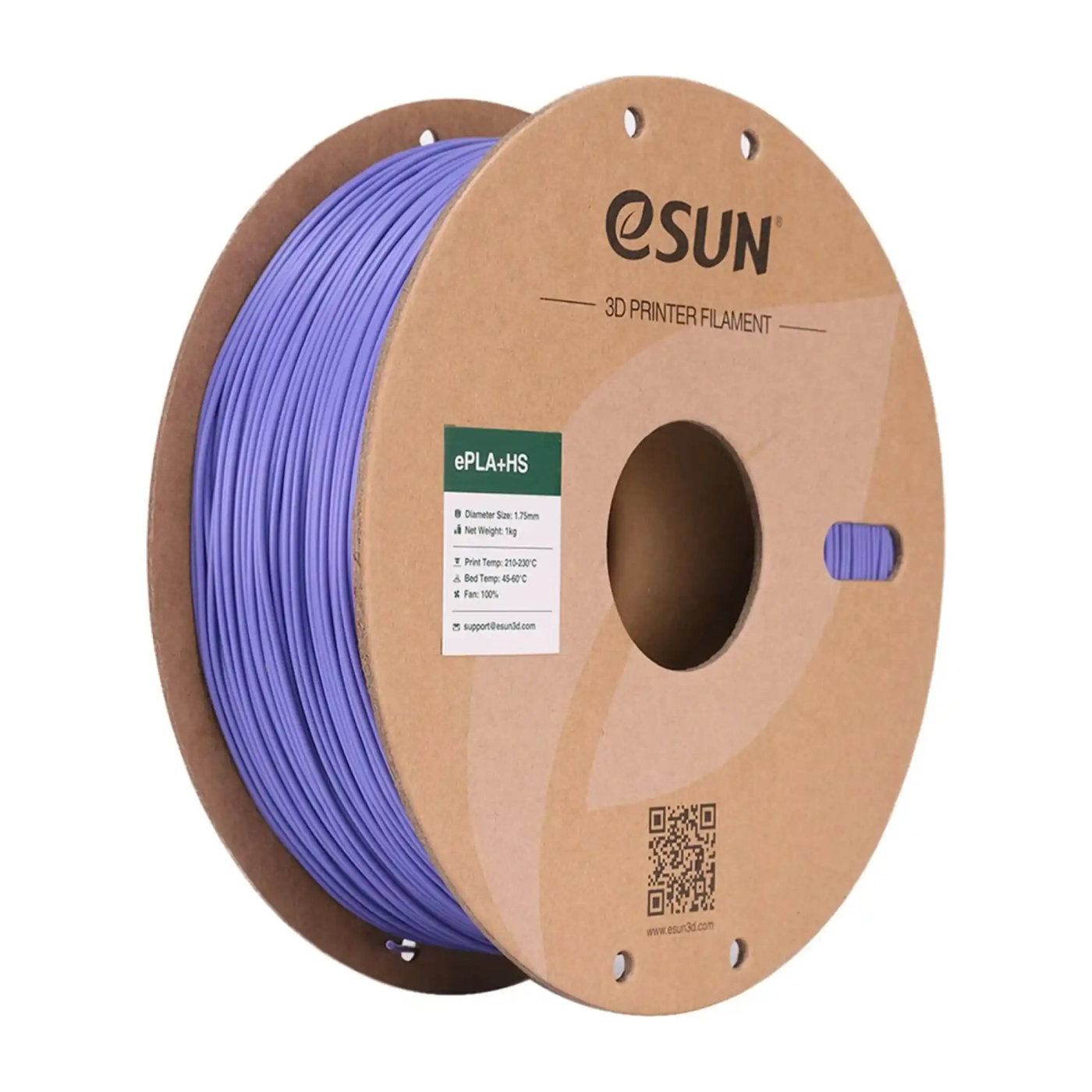 Купити ePLA Plus HS Filament (пластик) для 3D принтера Esun 1кг, 1.75мм, лавандовий (EPLA+HS-P175VP1) - фото 1