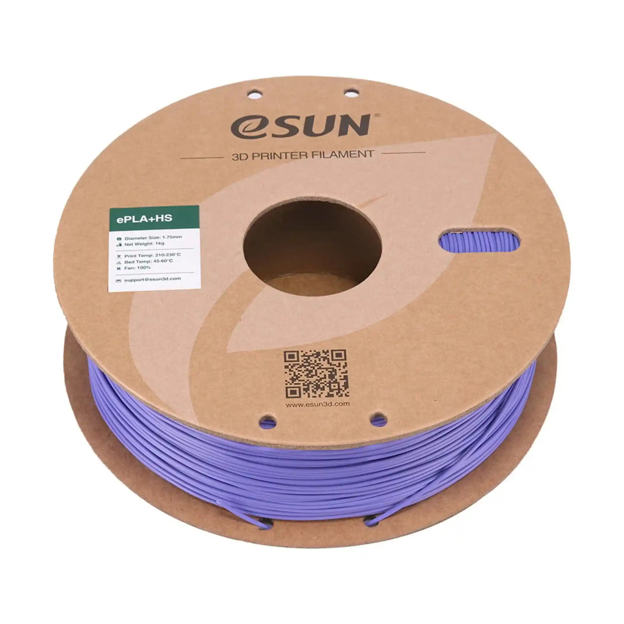 Купити ePLA Plus HS Filament (пластик) для 3D принтера Esun 1кг, 1.75мм, лавандовий (EPLA+HS-P175VP1) - фото 3