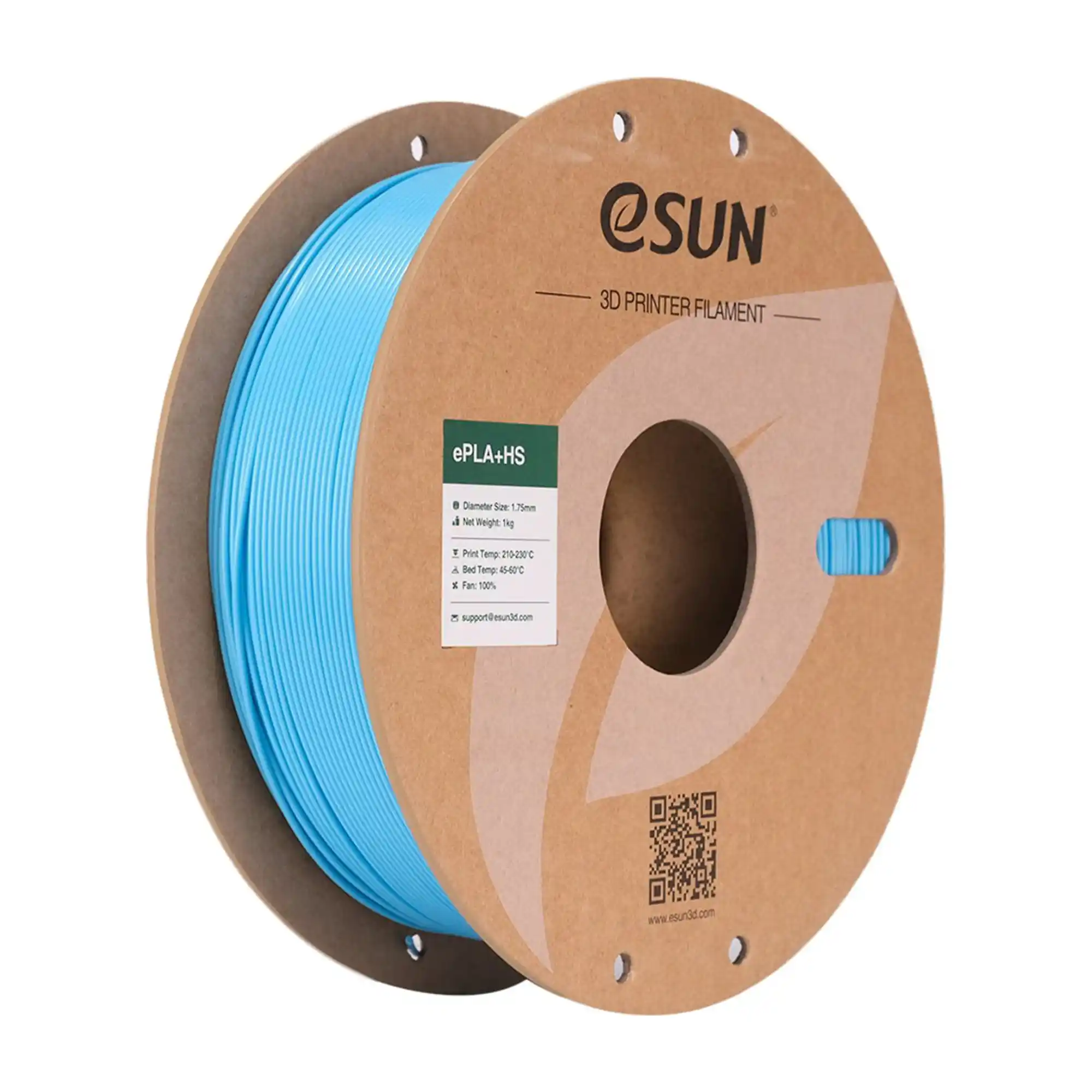 Купити ePLA Plus HS Filament (пластик) для 3D принтера Esun 1кг, 1.75мм, космічний-блакитний (EPLA+HS-P175SU1) - фото 1