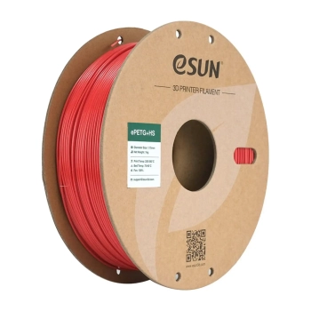 Купити ePETG+HS Filament (пластик) для 3D принтера Esun 1кг, 1.75мм, пожежно-червоний (ePETG+HS-175FR1) - фото 1