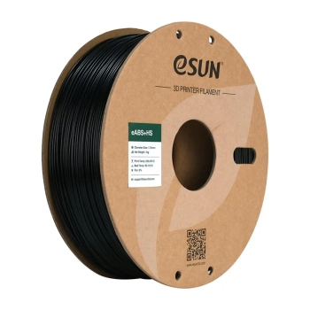 Купить eABS+HS Filament (пластик) для 3D принтера Esun 1кг, 1.75мм, черный (eABS+HS-175B1) - фото 1