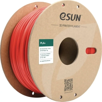 Купити PLA Plus Filament (пластик) для 3D принтера Esun 1кг, 1.75мм, червоний (PLA+175R1) - фото 1