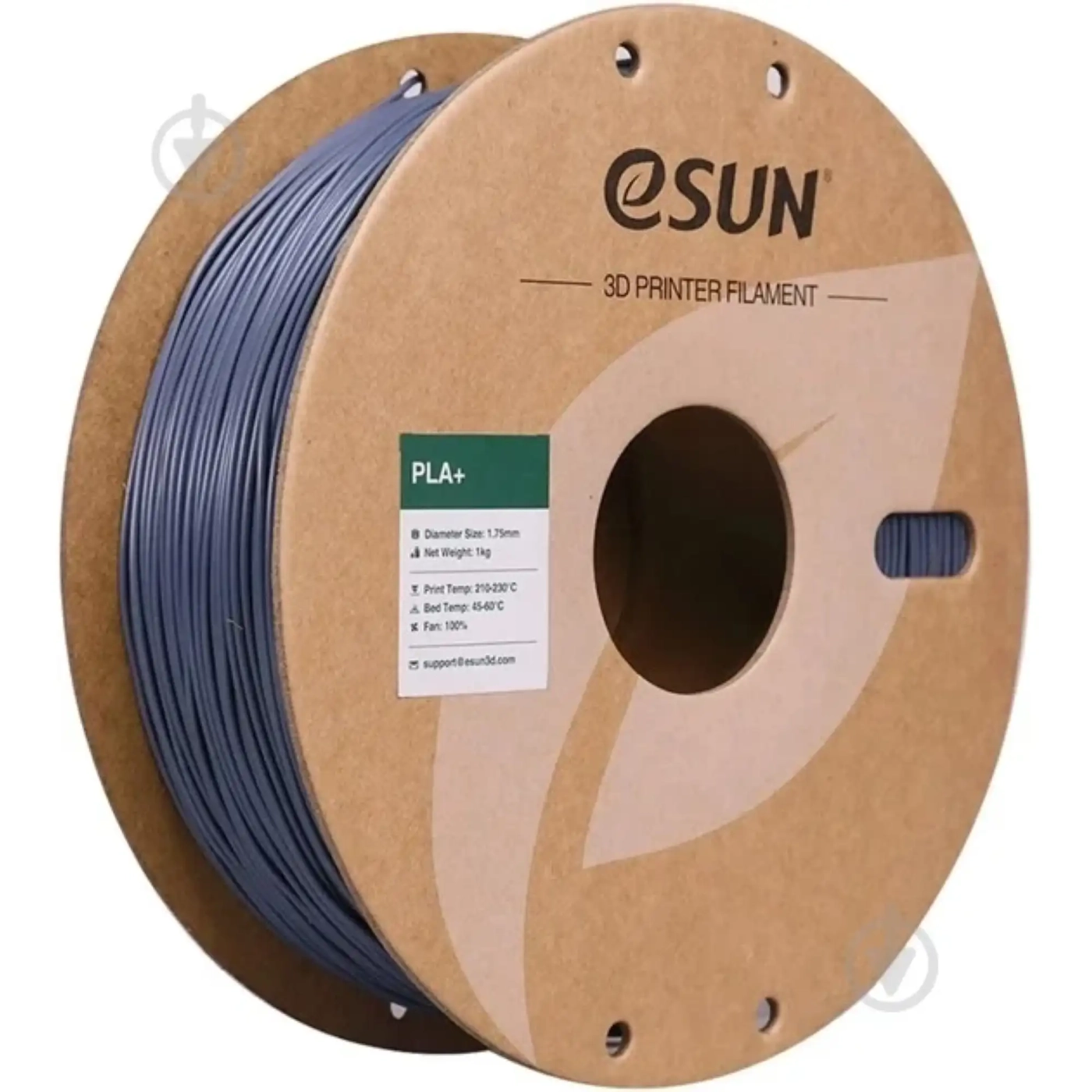 Купити PLA Plus Filament (пластик) для 3D принтера Esun 2x1кг, 1.75мм, сірий та сірий (PLA+P175H1*2) - фото 1