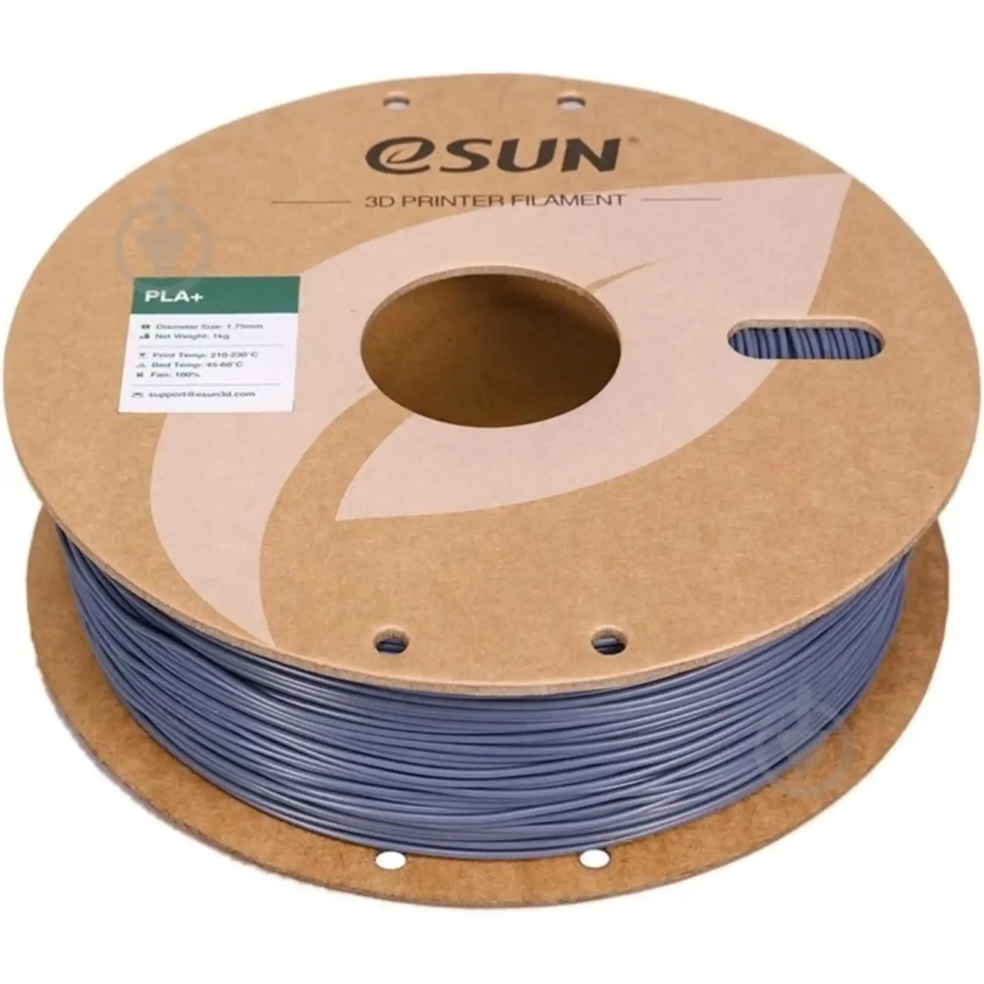 Купити PLA Plus Filament (пластик) для 3D принтера Esun 2x1кг, 1.75мм, сірий та сірий (PLA+P175H1*2) - фото 2