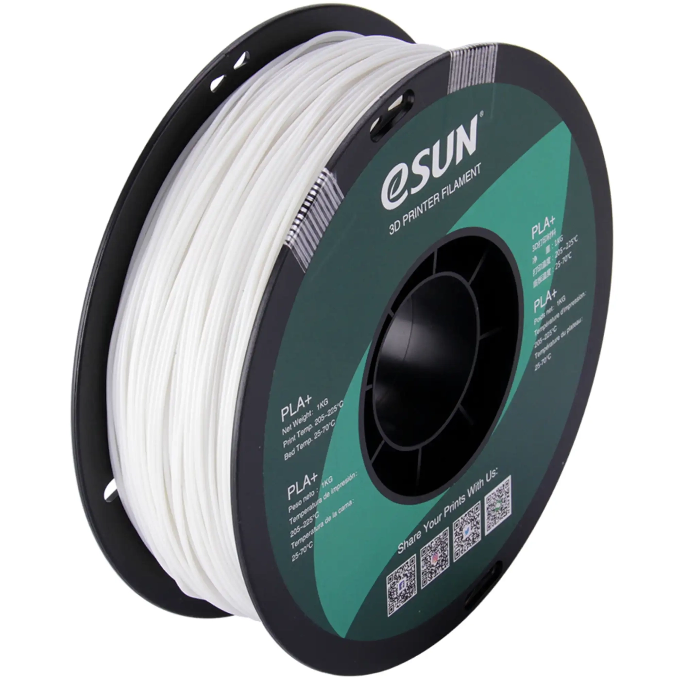 Купити PLA Filament (пластик) для 3D принтера Esun 1кг, 1.75мм, люмінесцентний зелений (PLA-175L1) - фото 1