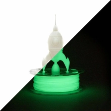 Купити PLA Filament (пластик) для 3D принтера Esun 1кг, 1.75мм, люмінесцентний зелений (PLA-175L1) - фото 2
