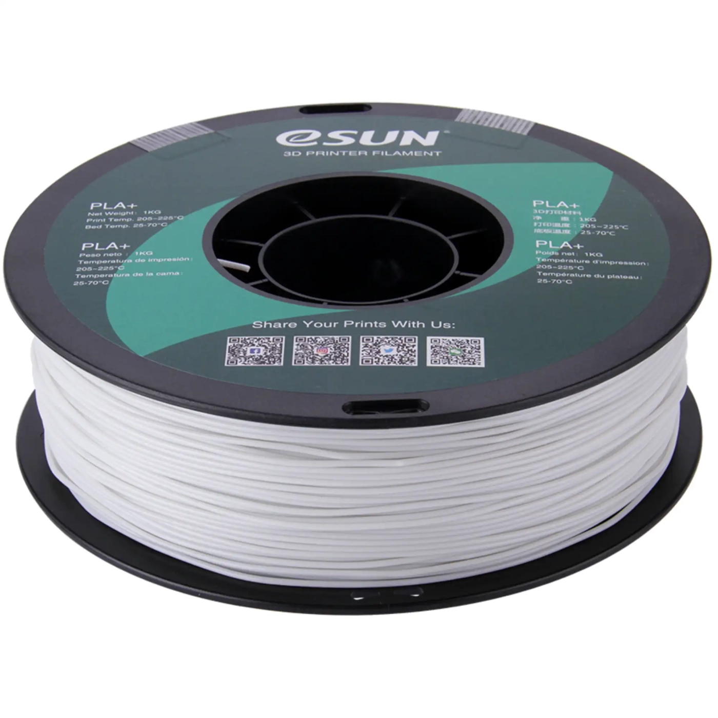 Купити PLA Filament (пластик) для 3D принтера Esun 1кг, 1.75мм, люмінесцентний синій (PLA-175LU1) - фото 3