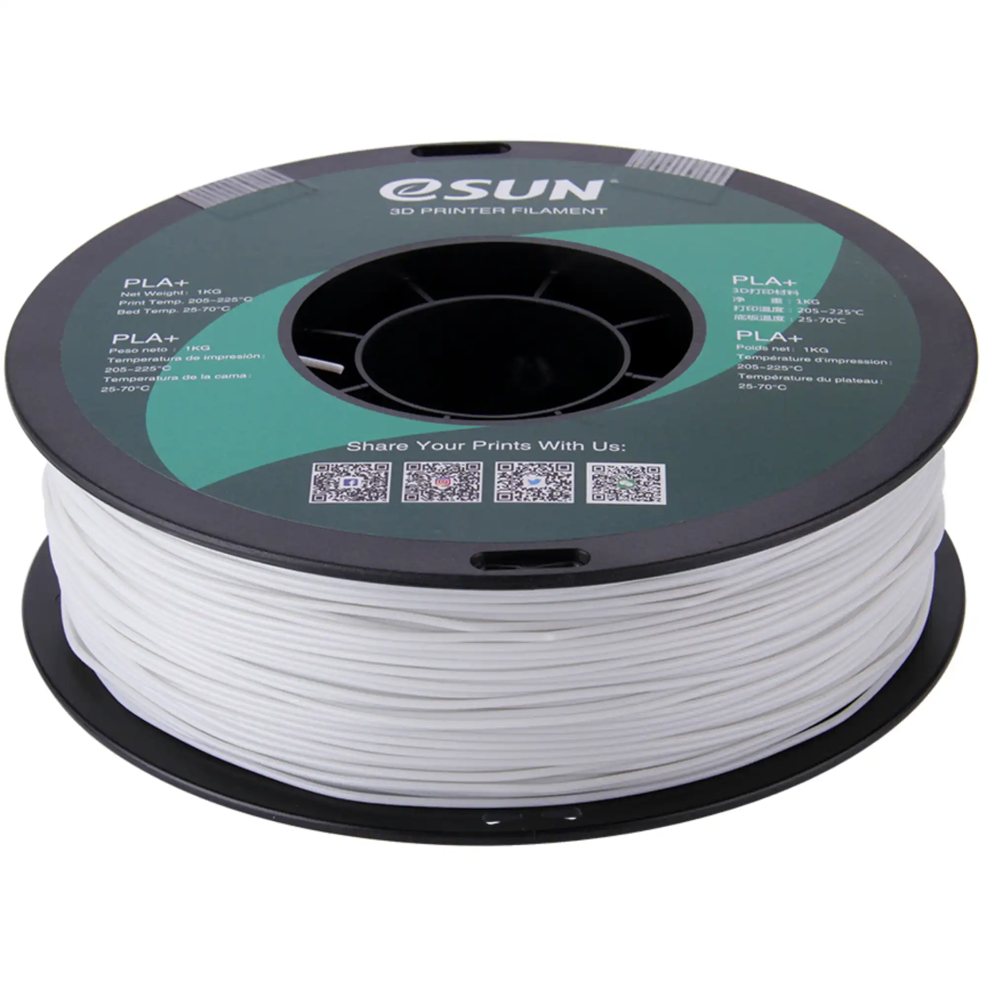 Купити PLA Filament (пластик) для 3D принтера Esun 1кг, 1.75мм, люмінесцентний синій (PLA-175LU1) - фото 3