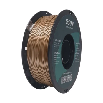 Купить ePLA-Metal Filament (пластик) для 3D принтера Esun 1кг, 1.75мм, золотой (ePLA-Metal-175J1) - фото 1